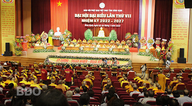 Đại hội đại biểu Phật giáo tỉnh Bình Định lần thứ VII, nhiệm kỳ 2022 - 2027