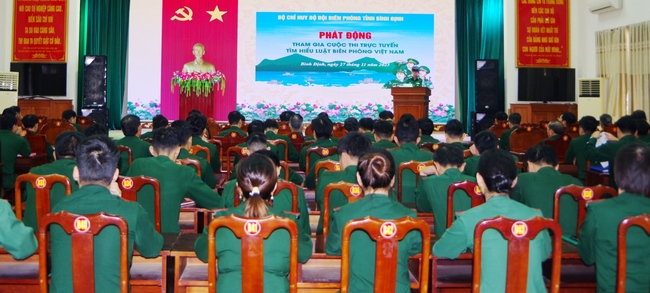 BĐBP tỉnh phát động Cuộc thi trực tuyến “Tìm hiểu Luật Biên phòng Việt Nam”