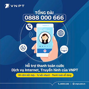 Tổng đài hỗ trợ gia hạn gói cước Internet - Truyền hình VNPT